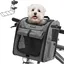 Panier de Vélo Avant pour Chiens Chats jusquà 10KG avec L Support Robuste Φ55mmSac à Dos Animaux de CompagnieFermeture Éclair