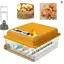 Couveuse Oeuf Automatique de 16 Oeufs avec Contrôle Température Affichage Humidité Contrôle de Température pour Oeuf de Poule Canard