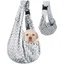 Sac Transport ChienSac de Transport pour Chien PliableréglableHaute capacité Une épaule bandoulière Portable (Gris ondulé)
