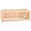 Cage à hamster - vidaXL - Bois massif - 104x52x38 cm - Brun