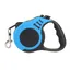 Laisse rétractable - SHIPENOPHY - Modèle 5 mètres - Bleu - Nylon - Pour chiens petits et moyens