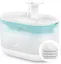 Fontaine A Eau Chat Ultra Silencieuse,2,1L Capsule Fontaine À Eau Pour Chat Avec 4 Filtres Et 4 Éponges,Deux Modes De Débit D'Eau