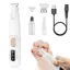 Tondeuse Chien Tondeuse pour Chien Rasoir pour Chiens Chat Faible Bruit Rechargeable par USB Tondeuse Électrique avec LED