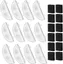 12pcs filtres de rechange WF20 pour fontaine à eau Filtre de rechange de qualité supérieure pour chats et chiens Avec 12 éponges