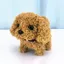 Peluche Interactive Dog Robot - Husky sibérien Jouet interactif - Chien qui marche aboie et roule - MarronRobot animal en peluche