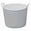 AUGE PLASTIQUE 42 LITRES BLANCHE RENFORCEE - 310211 Label
