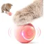 Balle pour Chat Interactive, Jouet Chat Interieur Intelligente à Roulement Automatique, avec lumières LED Changeantes, 2 Modes,