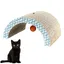 Arbre à chat - NIKCORP - Tunnel et pont - 34.5x17.5x20 cm - Écologique - Multicolore