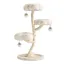 Fudajo Arbre Chat Design Ø 59 cm Hauteur 125 cm Beige Charge 15 kg 3 N