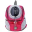 Sac à Dos Pliable pour Chien de Voyage pour Animaux de Compagnie pour Chat Sacs à Dos de Transport pour Chiens Petit (Rouge M)