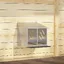 vidaXL Nichoir de poules avec 2 compartiments métal argenté galvanisé, nichoir à poules pondeuses, boîte à œufs pour poules, 864348