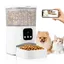 TTLIFE Distributeur Croquettes Chat Automatique 3L Mangeoire Automatique pour Chat avec Caméra 1080P 24 G WiFi+Bluetooth