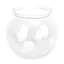 Mini aquarium en plastique Transparent bol de gallon résistant aux chocs pour bibliothèque de bureau -SALALIS