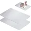 Lot de 2 tapis rafraîchissants pour animaux de compagnie 30 x 20 cm en aluminium pour petits animaux