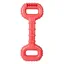 Jouet de dressage interactif pour chien - Phoesky - Double poignée - Caoutchouc TPR - Rouge