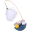 Tumblers Wand Cats Toy pour chats dintérieur Chats Baguette oscillante détachable Chats et félins Jouet amusant-Bleu