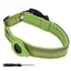 Collier pour chien vert, anti-perte, localisation, suivi, housse de protection, collier en nylon pour chien