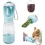 Bouteille deau portable pour chien bouteille deau de voyage pour chiens gamelle portable pour chiens et chats bleue UISAVE