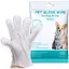 Gants de nettoyage pour chiens et chatsgants nettoyants et déodorantspoils de chien et chatvisageoreillesyeuxpatteslingettes