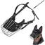 Muselire pour chien panier en mtal laisse en cuir rglable et respirante convient aux grands et moyens couleurs multi ABRI DE JARDIN