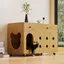 Chatzenkloschrank (mobile Katzentoilette) – Chatzenschrank/Katzenhaus avec plaque amovible de sable insonorisé sans chatzenklo