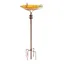 Abreuvoir Oiseaux - UNHO - Bain d'Oiseaux - Verre - Jaune - 31x63 cm