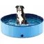 La piscine pour chien est pliable le bassin en PVC est antidérapant et facile à nettoyer (80*20cm)