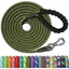Longe pour Chien 3M 5M 10M 15M 20M 25M 30M Laisse de Dres pour Chien Laisse avec Poignée Confort et Vert Olive 10M x8 mm 10M  LONGE