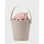 Seau à Croquettes - UNITED PETS - Crock - 2 kg - Lavable - Couleur Rose/Gris