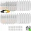 Filtres Fontaine Eau Chat 4L, Lot de 12, Filtration Multiple, Feriva
