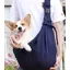 Sac transport animal - 1 pièce Bleu bandoulière pour chien/chat petit animal max 10kg chiot - Couleur bleu Étiquette