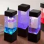 mini lampe de bureau à LED en forme de méduse avec effets de lumière changeants de couleur, lampe d'ambiance pour aquarium, coul