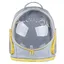 Sac à Dos Transparent pour Chat Ventilée Respirant pour Voyage, randonnée, Camping-Gris