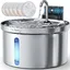 Fontaine à eau pour chat - AUTREMENT - 35L inox sans fil - Batterie 4000mAh - Détecteur de mouvement - 6 filtres