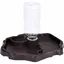 Distributeur deau pour Reptile Distributeur 2 en 1 de Nourriture Anti Debordement Bol Gam en Plastique pour Tortue Terrestre