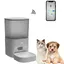 Distributeur Croquettes Chat Automatique 335 cm 6 L Contrôle via application Distribution Programmée Grand Réservoir de Nourriture