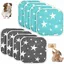 Pièces Tapis de Cage de Cochons dInde Tapis Pipi pour Petits Animaux Lavables et Réutilisables Litière pour Hamster Hautement