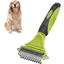 ®RisingFF Peigne de toilettage pour chien peigne épilatoire outils de toilettage pour animaux de compagnie