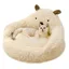 Lit en Peluche Pour Animal Domestique -Panier pour chat/chien - canapé chat/chien-Coussin amovible - 40x23CM