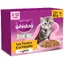 Aliment humide en gelée - WHISKAS - Festins à la Volaille - Chat junior - 48 sachets (4x12) - 85 g/sachet