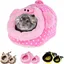 Panier Douillet Pour Cochons d'Inde - Ultra Doux Avec Coussin Amovible Pour Chinchillas et Autres Animaux
