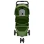 Poussette pour chien pliante - MEUBLECHIC - Vert - 80x46x98 cm - Tissu oxford 300D - Pliable - Toit ouvrant