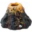 1 pièce Décoration aquarium volcan + pierre à bulles + pompe à oxygène résine verte non toxique pour aquariums .