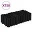 （Haute qualité）Multicolore Sacs à crottes pour chiens 750 pcs - LES SOLDES - noir 30x20cm PEPoids 0.87 Kg_253325