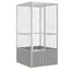 Cage pour Perroquet/ Cage à oiseaux - gris 111x107x211,5 cm - Acier galvanisé CC1308450