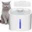Fontaine à eau spéciale pour chats et chiens 3 L abreuvoir silencieux pour chats avec affichage du niveau deau à LED et 6 filtres