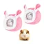 Lit pour Petits Animaux - Cochon DInde - Nid en Peluche - Confortable - Facile Nettoyer - Design Mignon Rose Rose KIT HABITAT