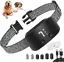Collier anti-aboiement pour chien, collier pour chien avec vibration, son et choc électrique, collier anti-aboiement étanche rechar