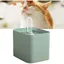 ®RisingFF Fontaine à eau pour chat 15 L ultra silencieuse alimentée par USB pompe à eau à 3 vitesses (verte)