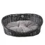 Panier pour chat avec coussin D&D Home Rustic Rattan S